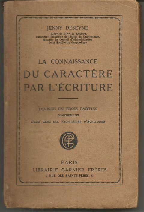 Jenny DESEYNE La connaissance du caractère par l'écriture 5 Montauban (82)