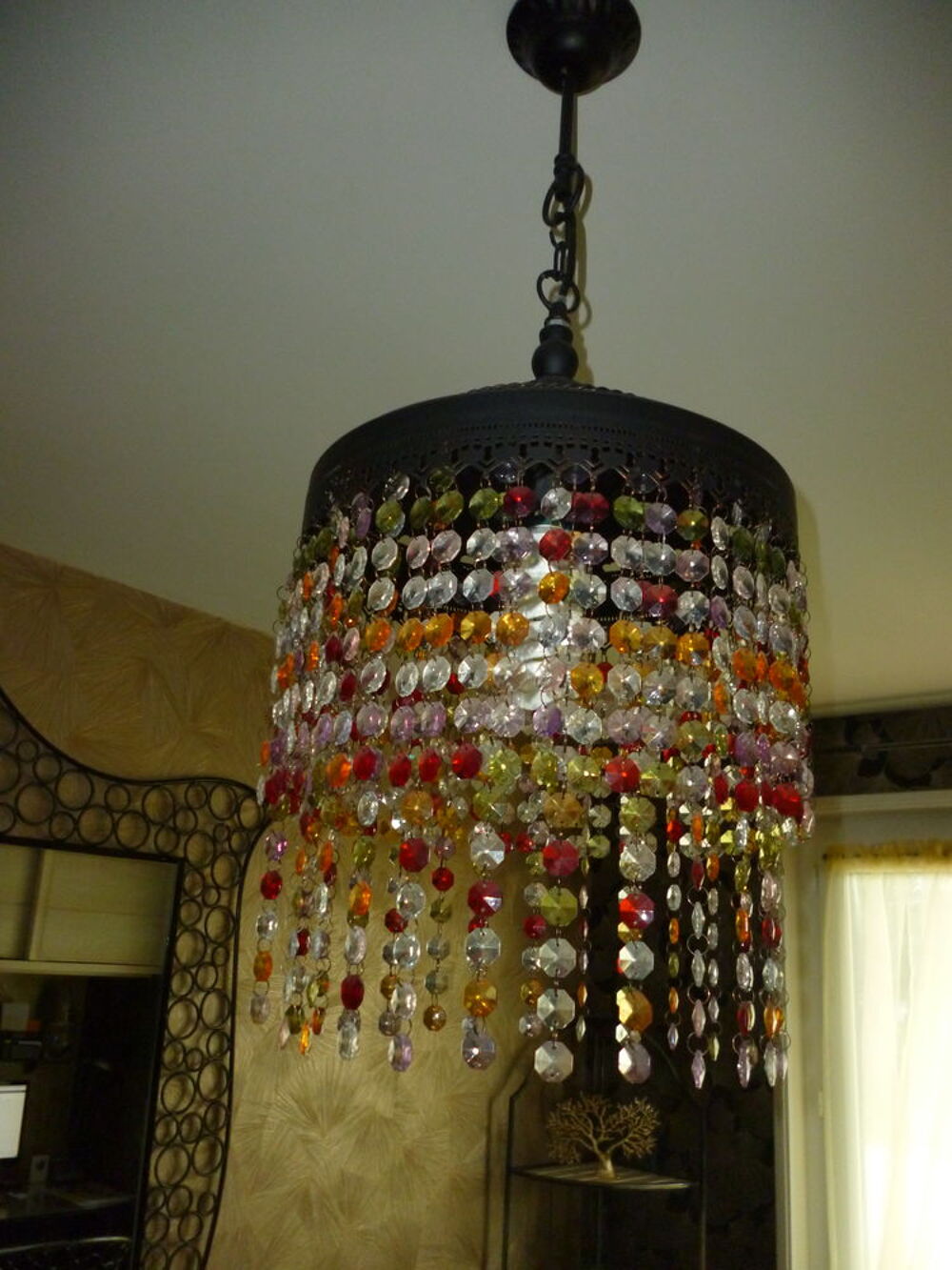lustre perles Décoration