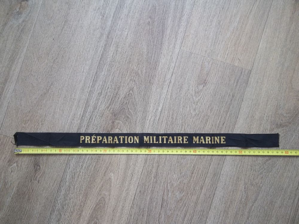 bande de bachi marine pr&eacute;paration militaire marine insigne 
