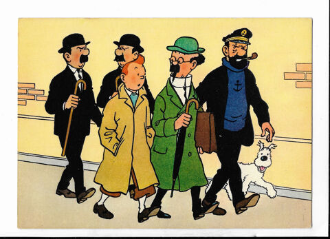 Carte Postale Tintin - Les aventures de Tintin n°3  Ed. YVON 25 Issy-les-Moulineaux (92)