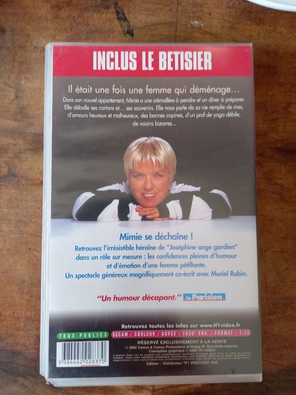 Vhs Mimie Mathy - J'adore papoter avec vous&nbsp; DVD et blu-ray