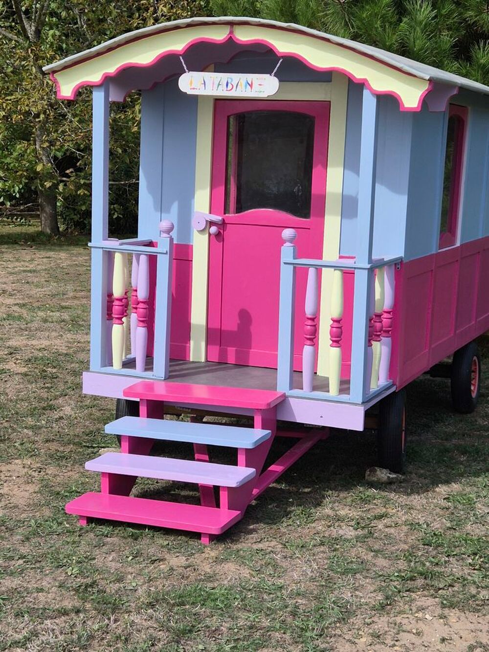 petite roulotte pour enfants Jardin