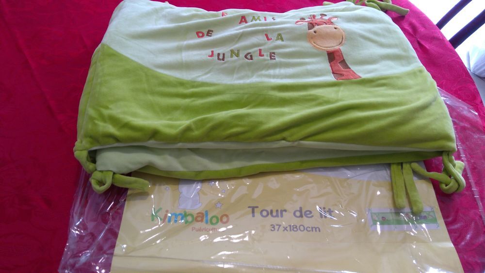 Lot tour de lit, drap housse + turbulette Puériculture