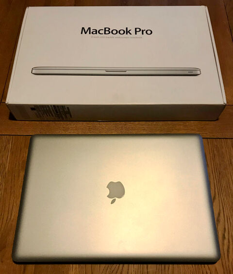 Mac Book Pro (15 pouces, Intel i7, 8GB DDR3, 480 GB SSD) High Sierra