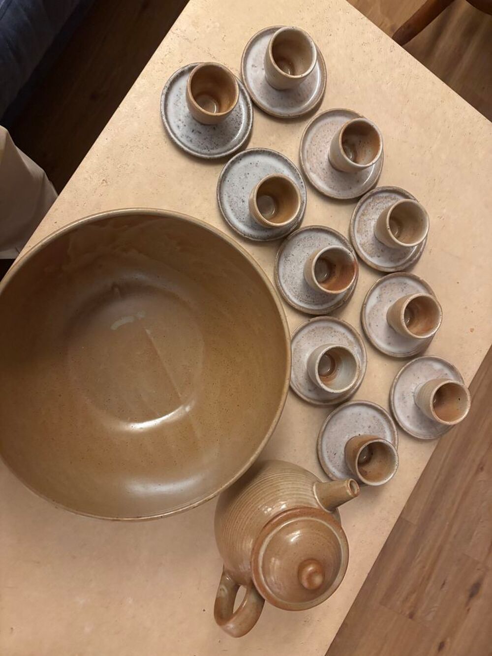 SERVICE COMPLET A PUNCH 10 TASSES SUR SOUCOUPES PICHET Cuisine