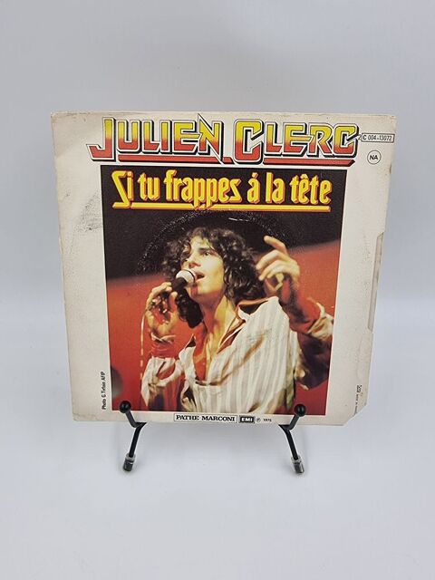 Vinyle 45 tours Julien Clerc : Si tu Frappes  la Tte  3 Vulbens (74)