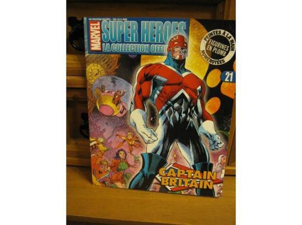 Un Fascicule Super HEROES Marvel capitaine britann Jeux / jouets