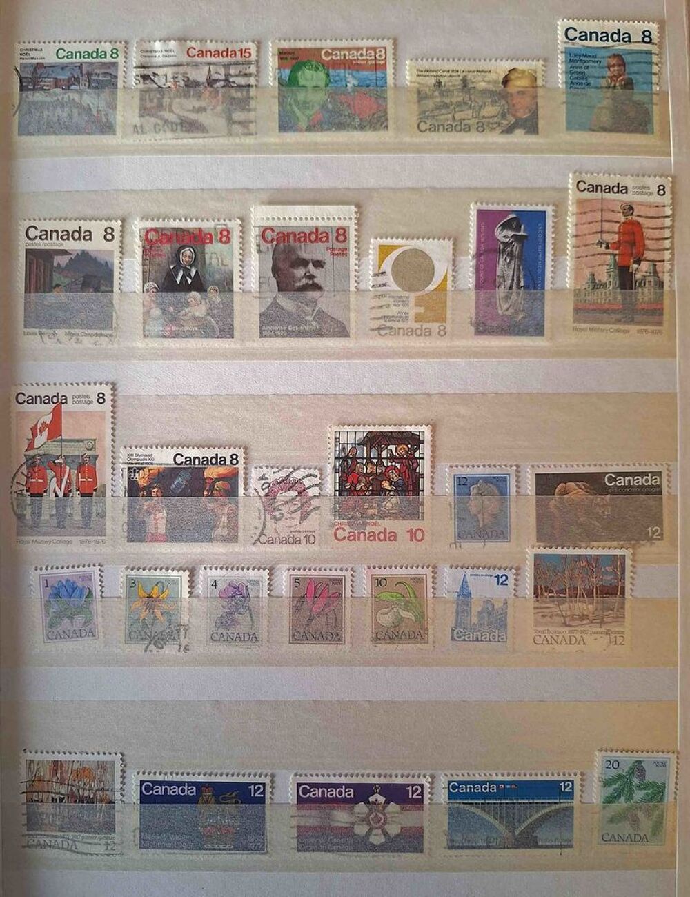 S&eacute;rie de timbres de collection du Canada 