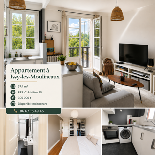  Appartement à vendre 2 pièces 38 m²