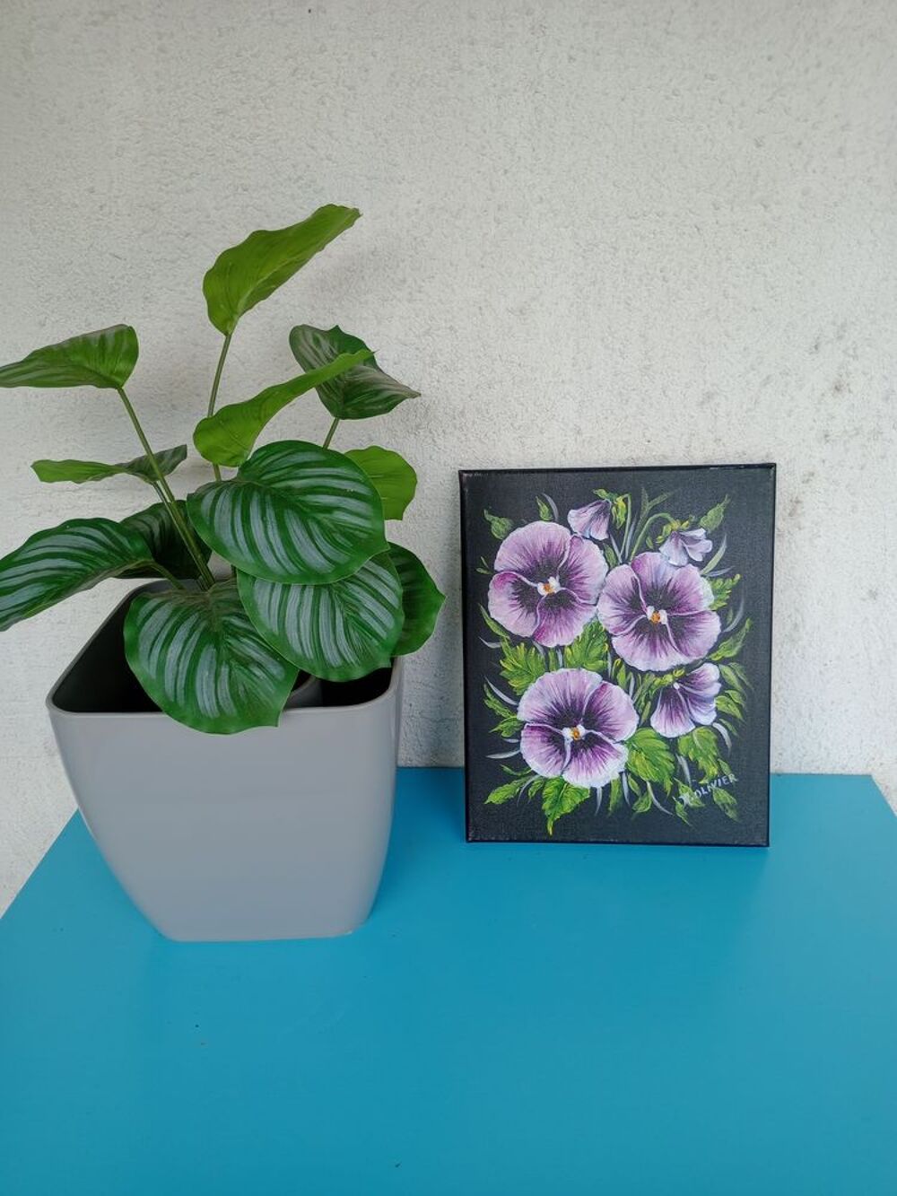 Tableau peint par une passionn&eacute;e de peintures
Décoration