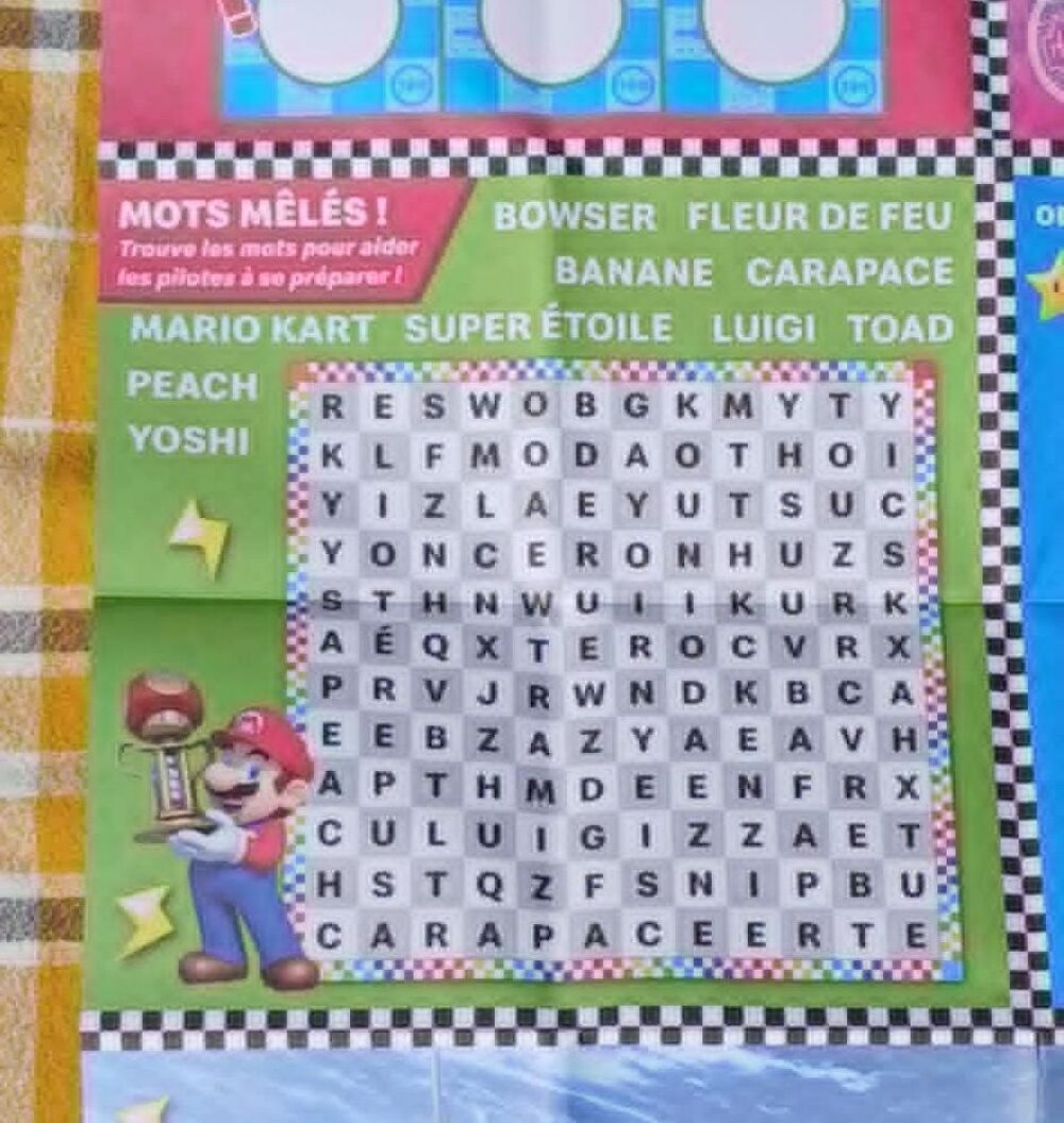 Jeu Mario Kart n&deg; 3 : Mc Donalds' Ann&eacute;e 2024 - Neuf Jeux / jouets