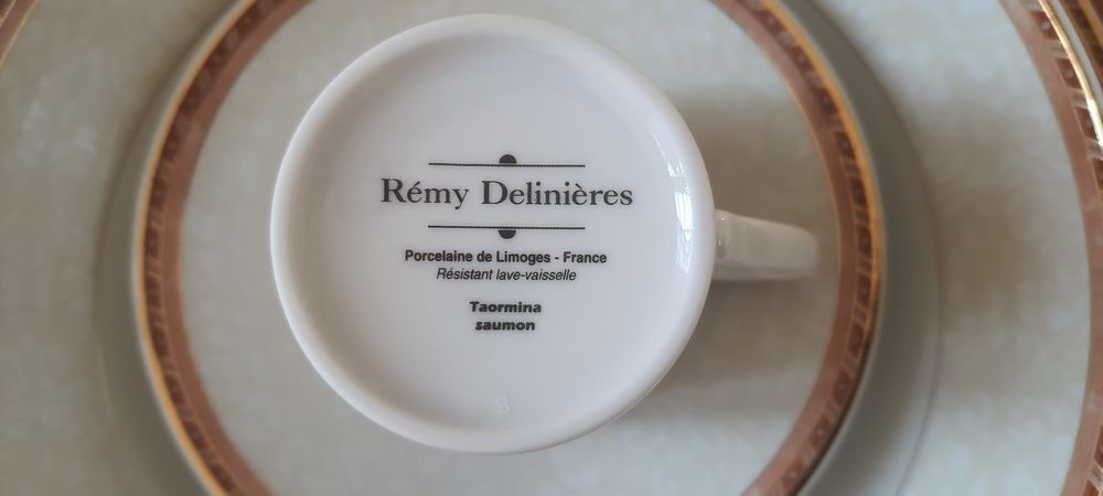 Service R&eacute;my Delini&egrave;res 80 pi&egrave;ces Porcelaine de Limoges Décoration