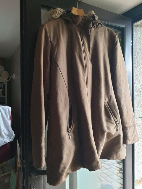 Manteau kaki, doubl fourrure, trs chaud 15 Mouxy (73)