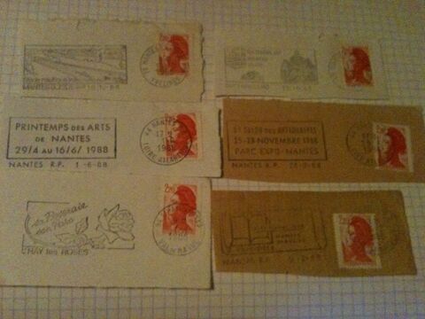 Collection flammes postales et/ou logos et/ou enveloppes 5 Bosc-le-Hard (76)