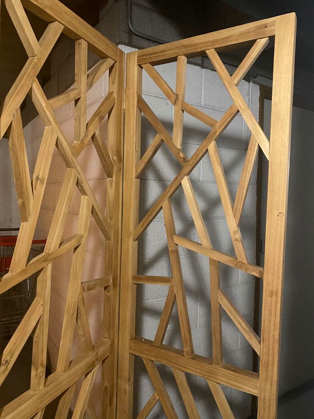 Paravent en bois de teck Décoration