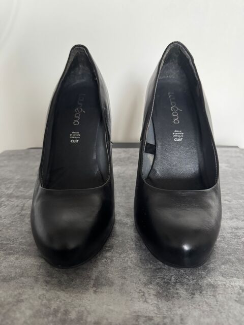 Escarpins noirs cuir femme. Pointure 36 28 Rueil-Malmaison (92)
