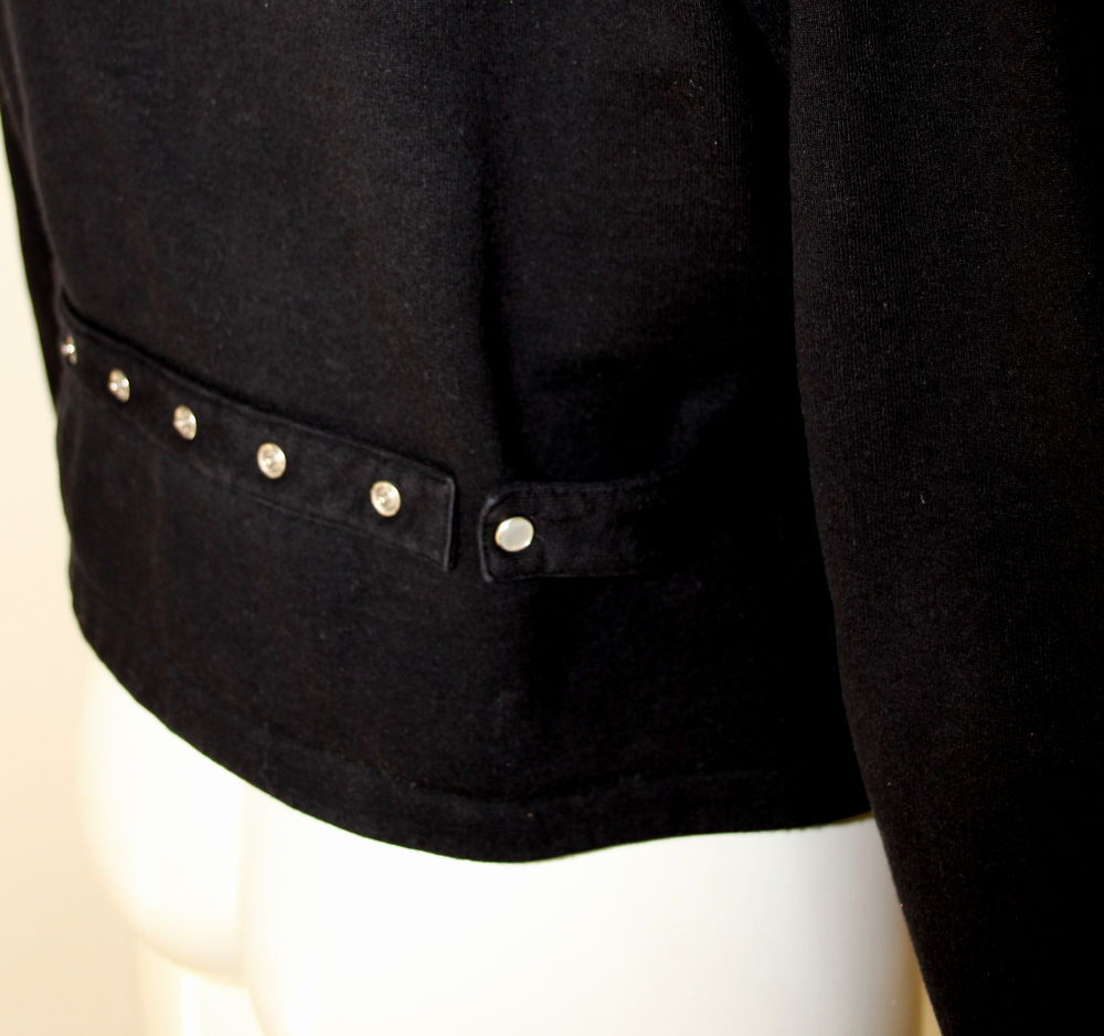 Sweat pressions noir AGNES B - T.3 ou T.38 Fr Vêtements