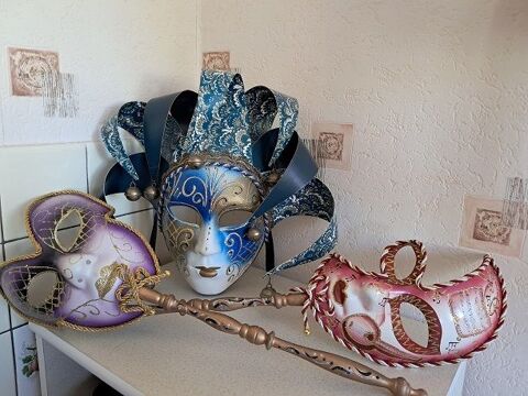 Masque v�nitien main italie deguisement cosplay fete bridger 39 F�ves (57)