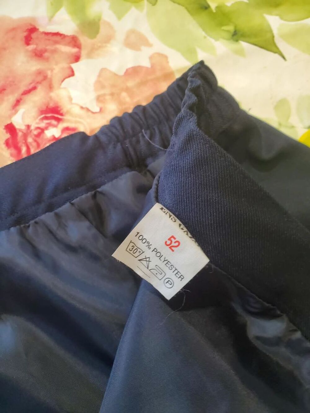 JUPE BLEU MARINE GAZOU T52 Vêtements
