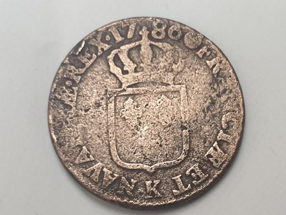 Pi&egrave;ce Louis XVI 1786 Rare 