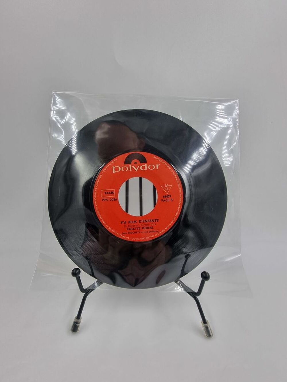 Vinyle 45 tours Colette Dereal : Y'a Plus d'Enfants / Valse CD et vinyles