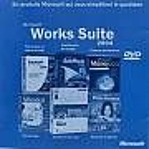 5 cd d'installation WORKS suite 2004+certificat d'authentici 20 Versailles (78)