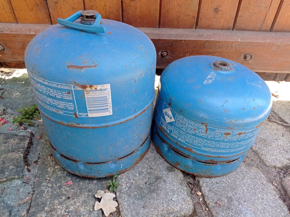 Pour le camping, bouteilles de gaz Cuisine