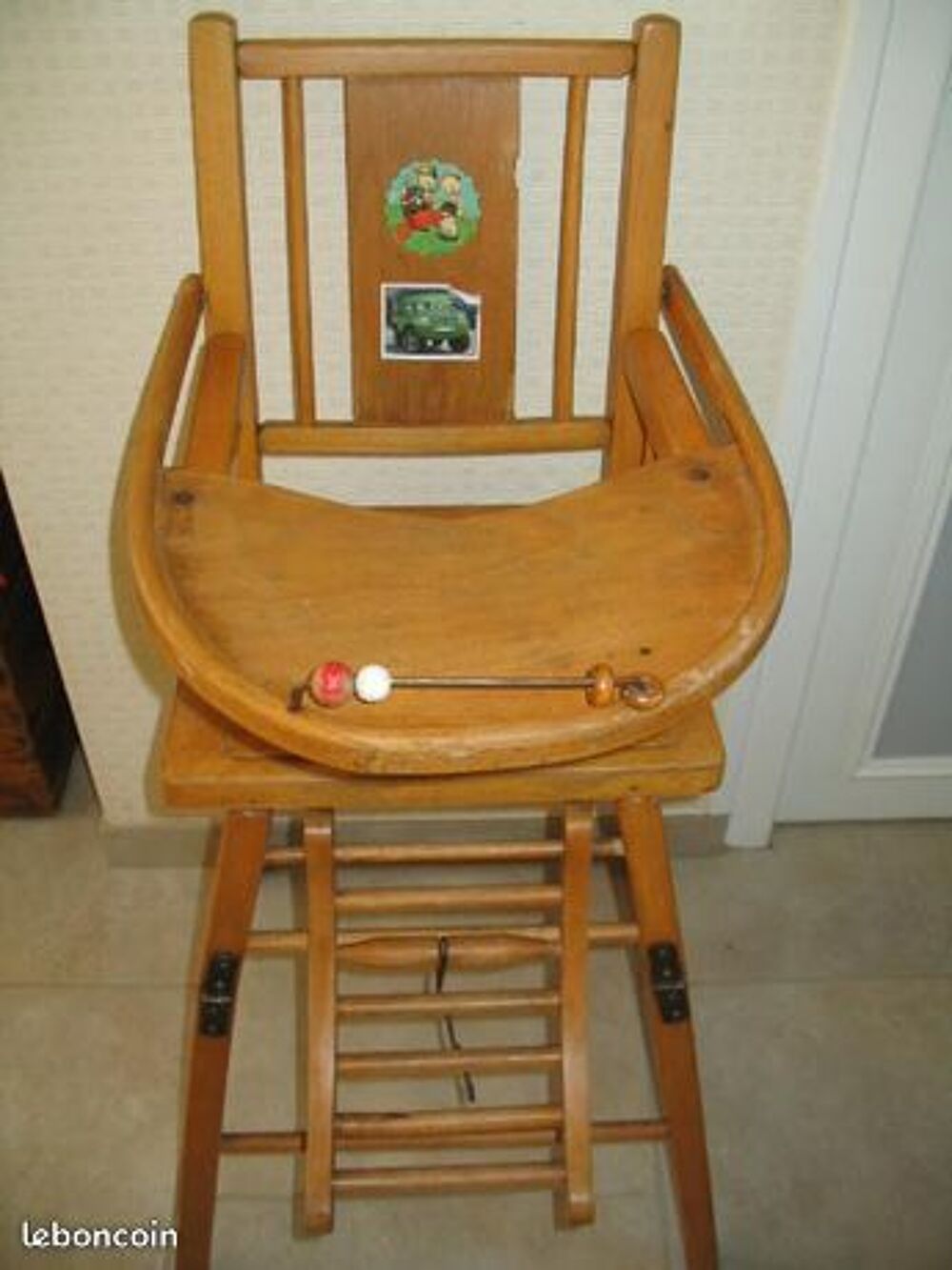 CHAISE b&eacute;b&eacute; en HETRE Mobilier enfants