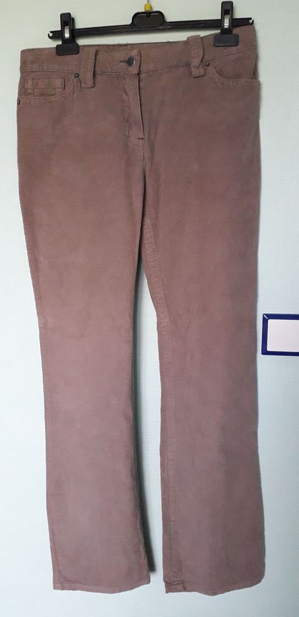 Pantalon velours, T. 40 (plut&ocirc;t 42), marque Soft Grey Vtements