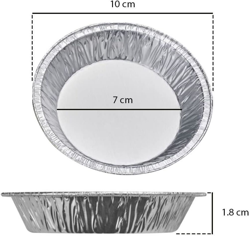 Lot de 100 Moules &agrave; Tartelette en Aluminium ? Miamex Décoration