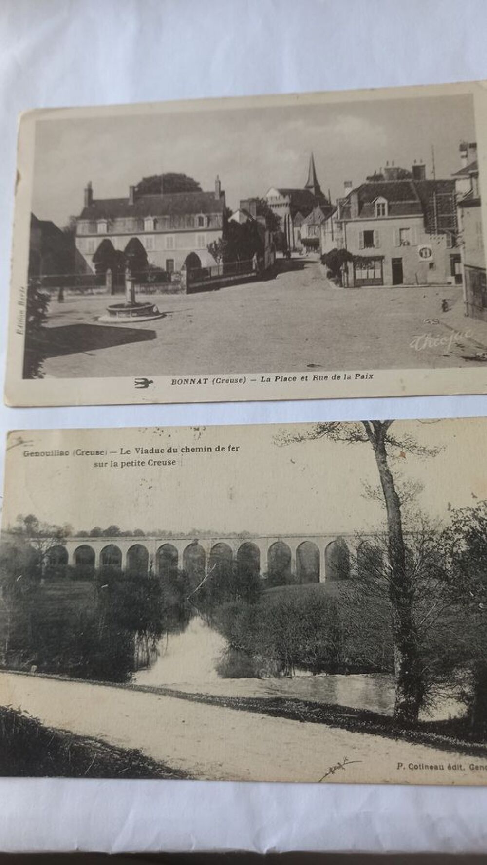  cartes postales anciennes Creuse 