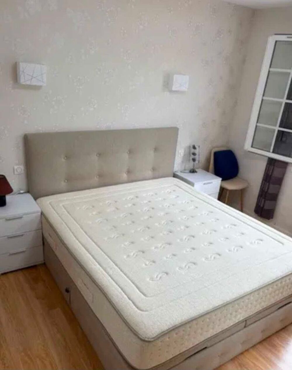 lit + matelas &eacute;tat neuf + 2 personnes Meubles