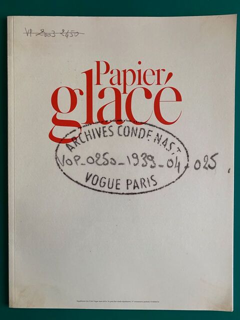 VOGUE PARIS Supplment N945 mars 2014 Papier Glac archives 9 Jou-ls-Tours (37)