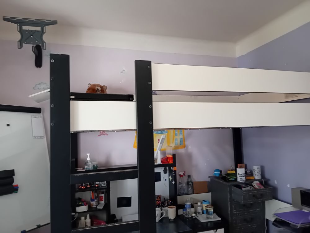 Lit en hauteur pour adolescent Meubles