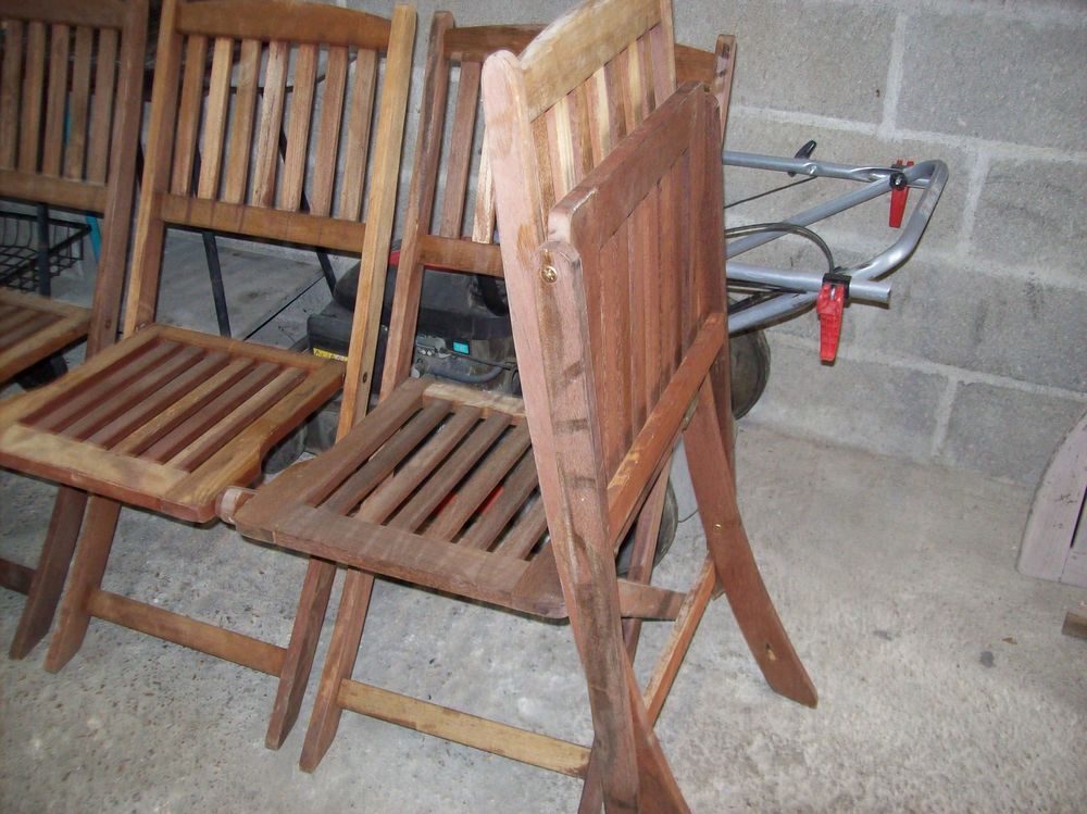 chaises en TECK Jardin