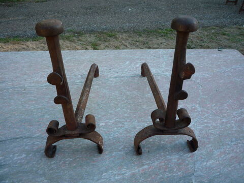 Chenets ancien fer forg� 35 Castres (81)