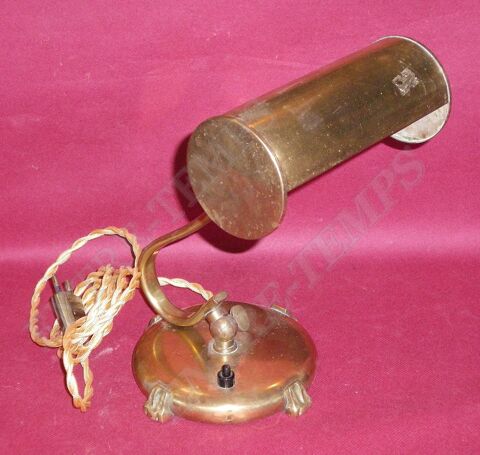 ANCIENNE LAMPE DE BUREAU NOTAIRE BANQUIER ART D�CO 83 Sergines (89)
