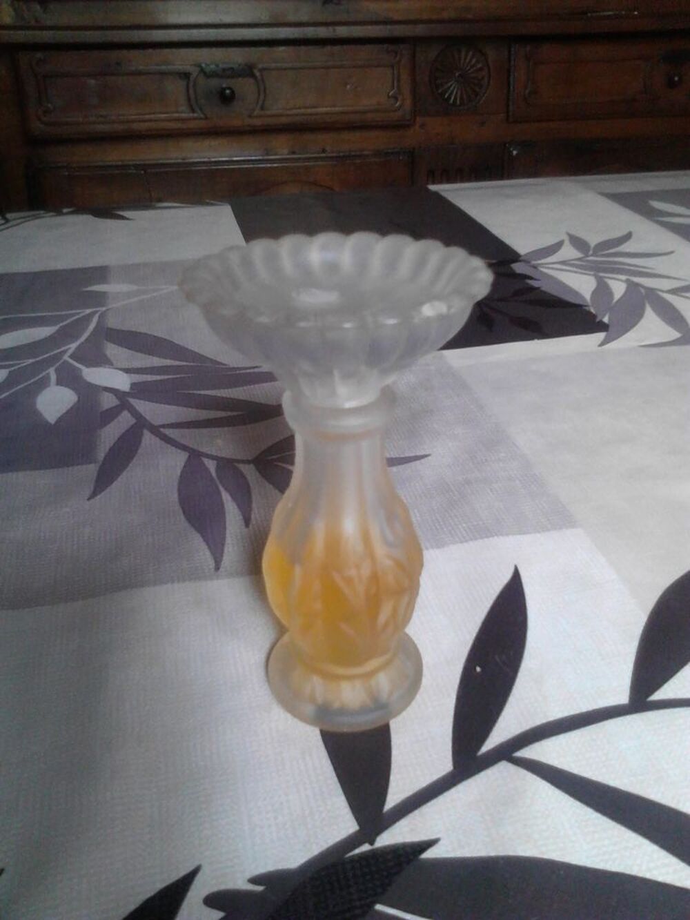 Bouteille de parfum en forme de bougeoir Décoration