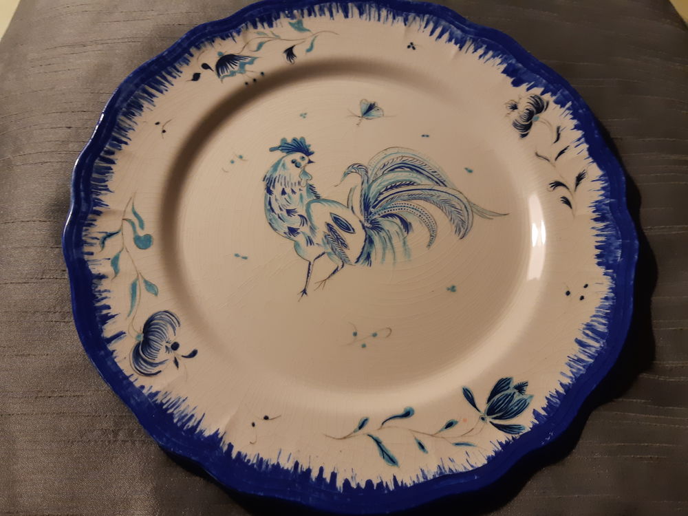 assiette ancienne SALIN Décoration
