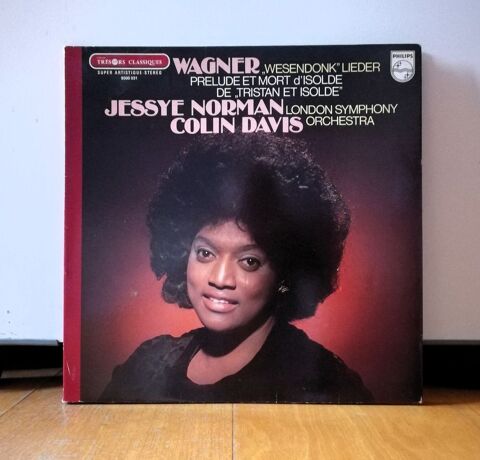 LP dédicacé par Jessye NORMAN : Wesendonk lieder de Wagner 44 Argenteuil (95)