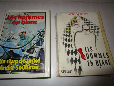 lot de cinq livres de ANDRE SOUBIRA   LES  hommes en blanc 10 Chanteloup-en-Brie (77)
