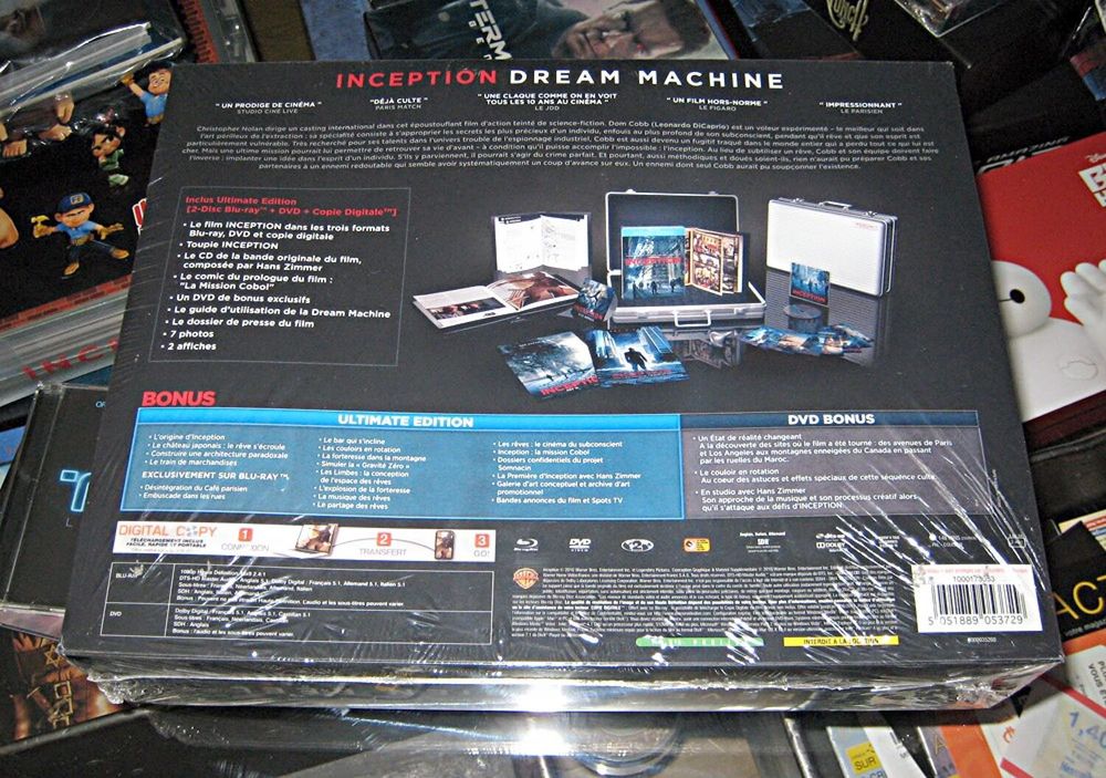 Blu Ray Mallette FNAC Inception - mrtsteph DVD et blu-ray