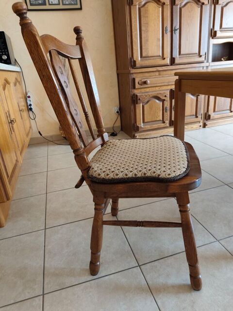 4 Chaises chêne Embrun (05)