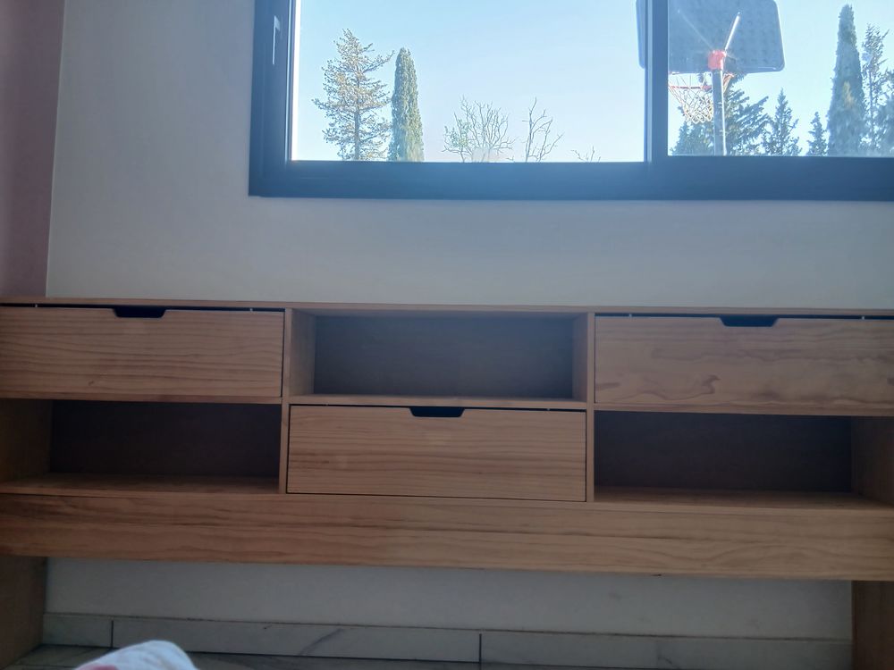 Lit+ rangement +matelas Meubles
