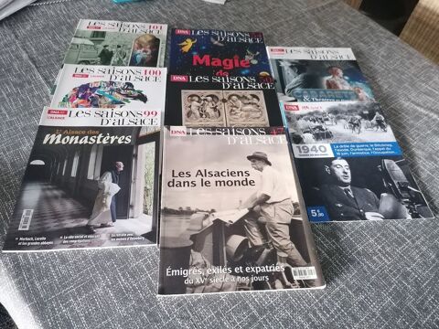 8 revues neuves Les saisons d'Alsace + 1940 racontées jeunes 28 Ingwiller (67)