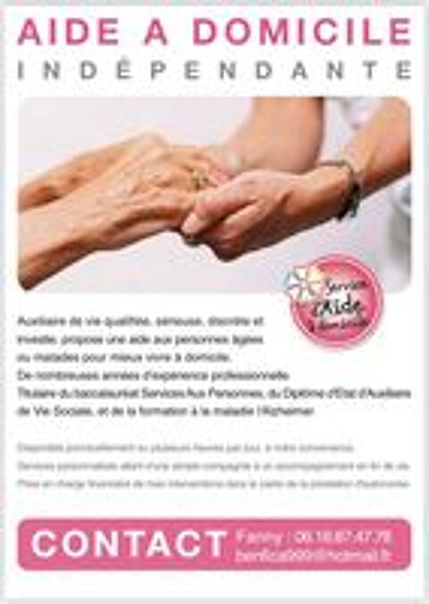   Auxiliaire de vie, 16 ans d'expérience  