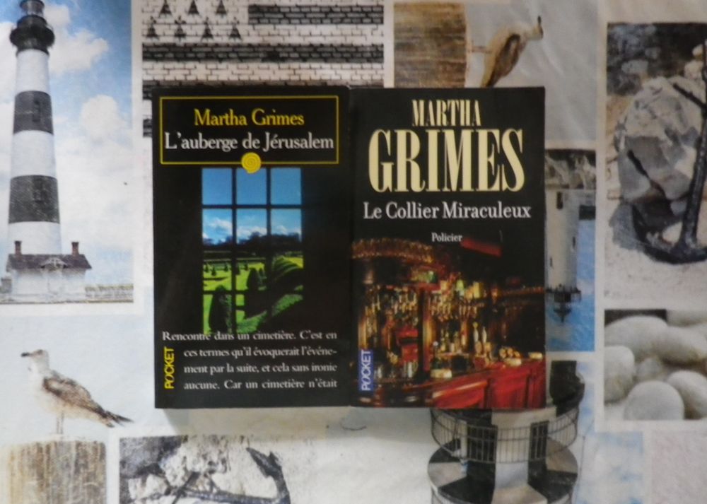 2 Martha GRIMES L'Auberge de J&eacute;rusalem et Le collier miracul Livres et BD