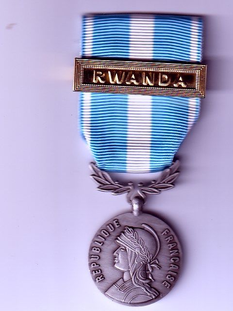 Médaille Militaire  Outre-Mer Agrafe RWANDA 22 Doullens (80)