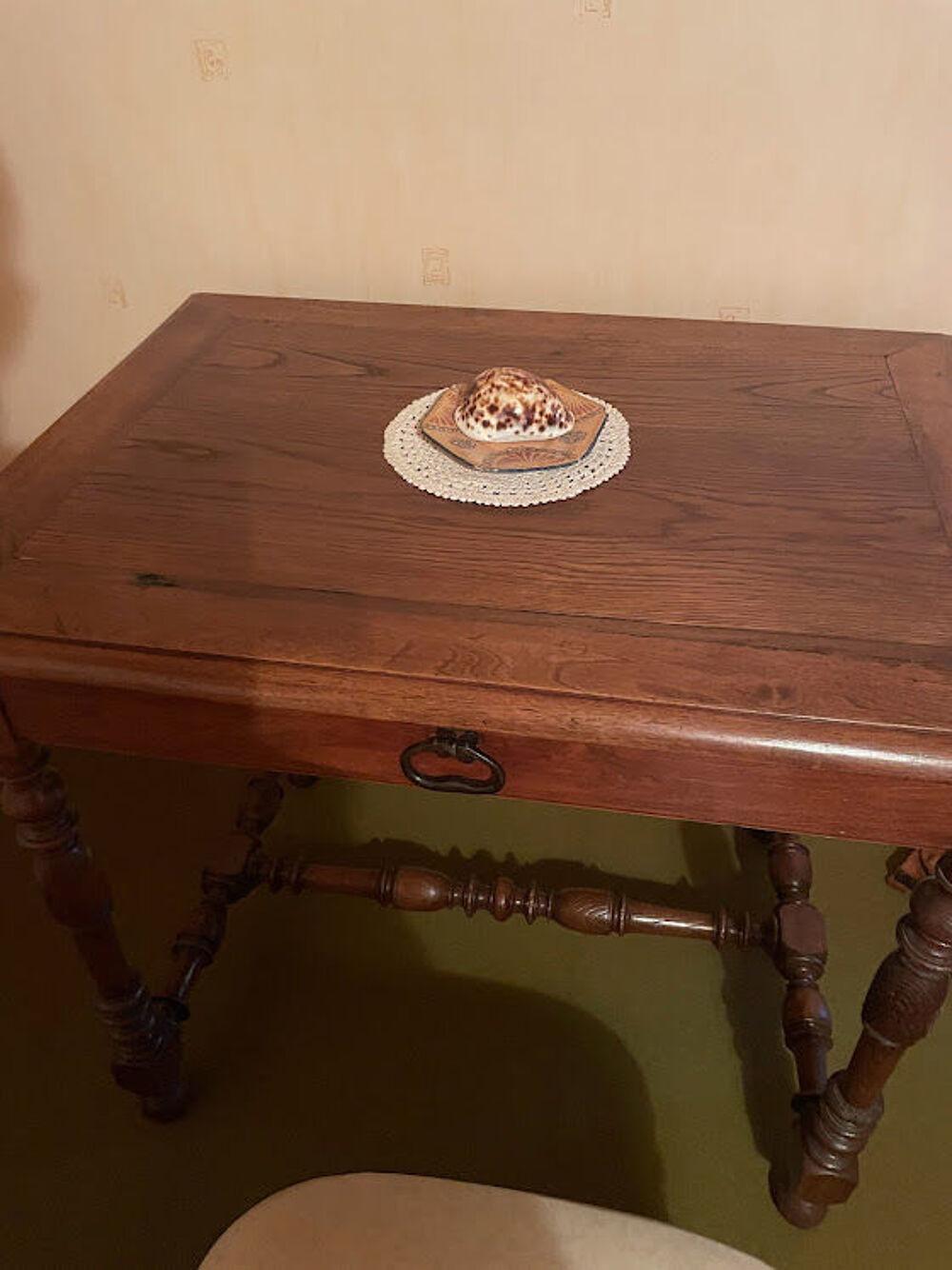 Petite table d'appoint avec tiroir en bois Meubles