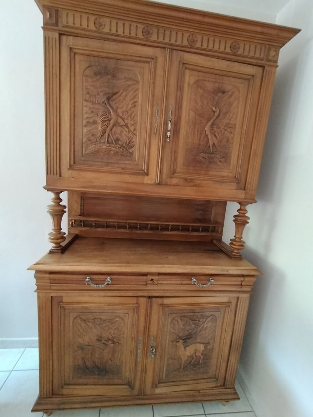 Buffet ancien double corps Meubles